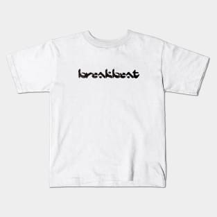BREAKBEAT BLACK Kids T-Shirt
